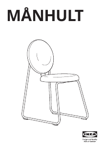Kullanım kılavuzu IKEA MANHULT Sandalye