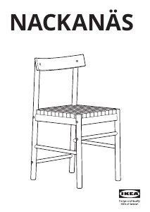 Vadovas IKEA NACKANAS Kėdė