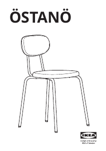 Manuál IKEA OSTANO Židle
