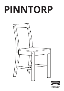 Priročnik IKEA PINNTORP Stol