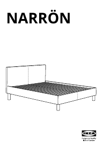 Kasutusjuhend IKEA NARRON Voodiraam