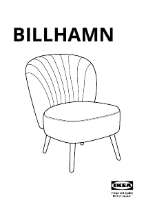 Käyttöohje IKEA BILLHAMN Nojatuoli