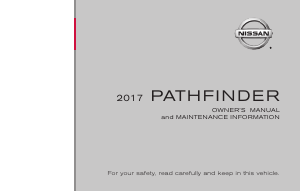 Handleiding Nissan Pathfinder (2017)