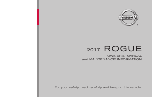 Handleiding Nissan Rogue (2017)