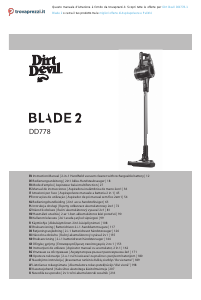 Manual Dirt Devil DD778 Blade 2 Vacuum Cleaner