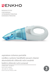 Manual Enkho 161459.01 Handheld Vacuum