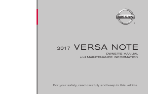 Handleiding Nissan Versa Note (2017)