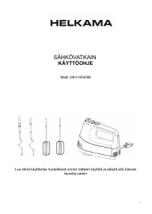 Käyttöohje Helkama HKV1400HM Käsivatkain