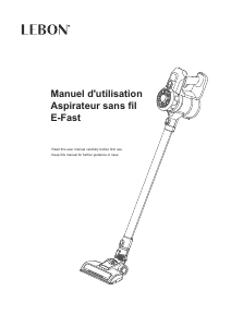 Mode d’emploi Lebon E-Fast Aspirateur