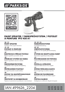 Mode d’emploi Parkside IAN 499626 Pistolet à Peinture