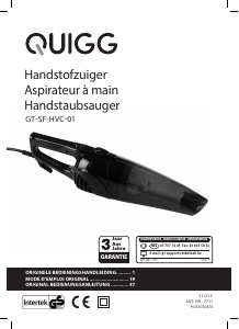 Mode d’emploi Quigg GT-SF-HVC-01 Aspirateur à main