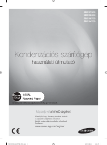 Használati útmutató Samsung SDC17809/XEH Szárító