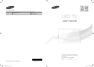 Handleiding Samsung UA46F5000AJ LED televisie