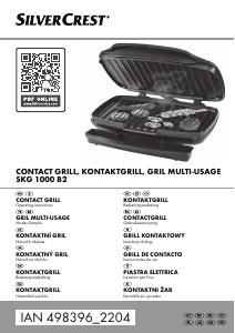 Bedienungsanleitung SilverCrest IAN 498396 Kontaktgrill