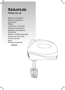 Manual Taurus Prima (Ver III) Hand Mixer