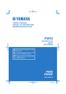 Bedienungsanleitung Yamaha PW50 (2023) Motorrad