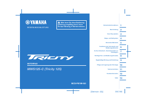 Bedienungsanleitung Yamaha Tricity (2022) Roller