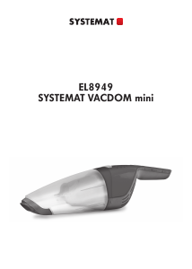 Manuál Systemat EL8949 Ruční vysavač