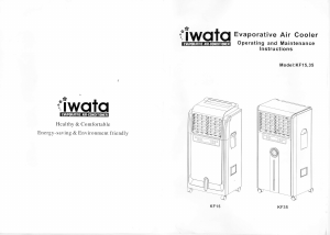 Handleiding Iwata KF-15 Ventilator