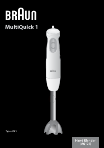 사용 설명서 브라운 MQ 120 MultiQuick 1 핸드 블렌더