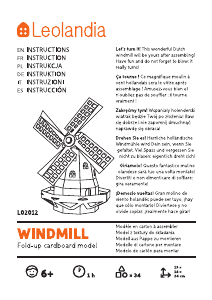 Mode d’emploi Leolandia L02012 Windmill Puzzle 3D
