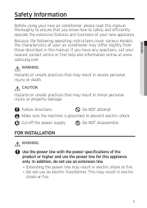 Manual Samsung AM056FNJDEH Air Conditioner