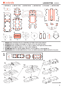 Mode d’emploi Leolandia L03021 Locomotive Puzzle 3D