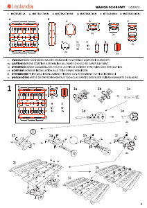 Mode d’emploi Leolandia L03023 Railway Wagon Puzzle 3D