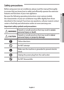 Manual Samsung AM220MNEPEH/EU Air Conditioner