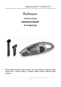 Instrukcja Rohnson R-111 Odkurzacz ręczny