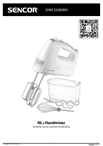 Handleiding Sencor SHM 5206WH Handmixer