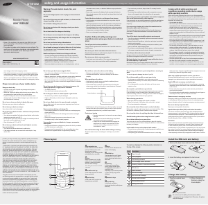 Handleiding Samsung GT-E1252/H Mobiele telefoon