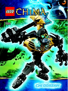 Mode d’emploi Lego set 70202 Chima Chi Gorzan