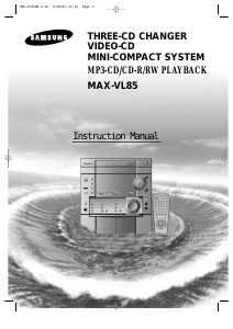 Manual Samsung MAX-VL85FH/UMG Stereo-set