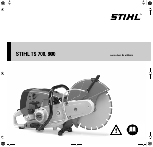 Manual Stihl TS 800 Ferăstrău circular