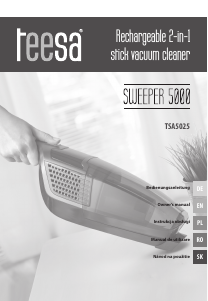 Manual Teesa TSA5025 Aspirator de mână