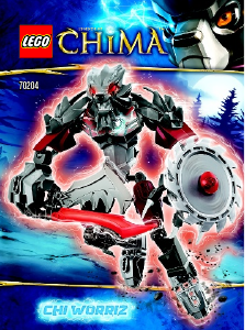 Instrukcja Lego set 70204 Chima Chi Worriz