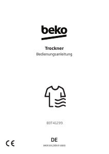 Bedienungsanleitung BEKO B3T41239 Trockner