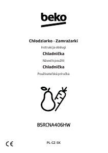 Instrukcja BEKO B5RCNA406HW Lodówko-zamrażarka