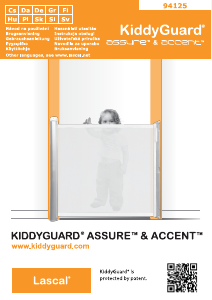 Bruksanvisning KiddyGuard Assure Säkerhetsgrind