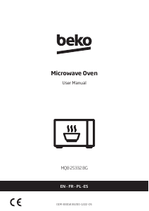 Mode d’emploi BEKO MQB25332BG Micro-onde