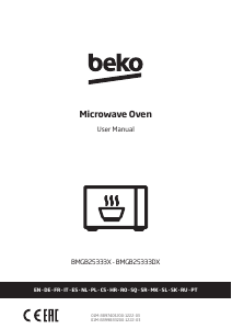 Руководство BEKO BMGB 25333 DX Микроволновая печь