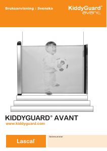 Bruksanvisning KiddyGuard Avant Säkerhetsgrind