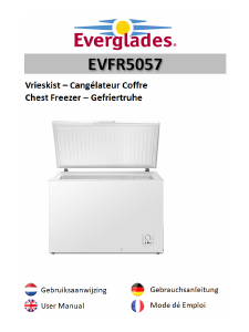 Handleiding Everglades EVFR5057 Vriezer