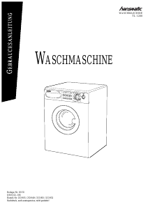 Bedienungsanleitung Hanseatic TL 1200 Waschmaschine