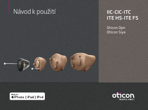 Manuál Oticon Opn 2 Sluchadlo