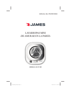 Manual de uso James LR 307 MD Lavadora