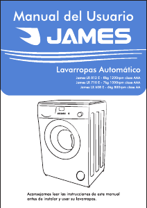Manual de uso James LR 608 E Lavadora