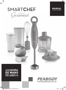 Manual de uso Peabody PE-LM314O Batidora de mano
