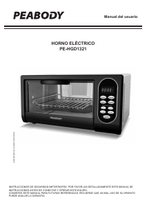 Manual de uso Peabody PE-HGD1321 Horno
